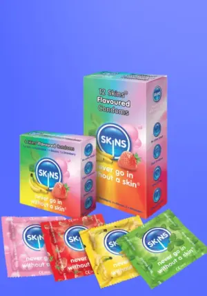 Skins Flavours - Ízesített óvszer (12db)