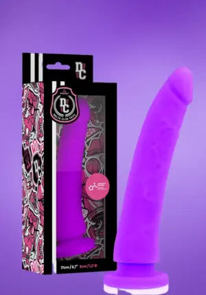 Delta Club - Letapasztható lila dildó (17cm)