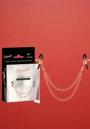 Coquette - Mellbimbó csipesz (arany)