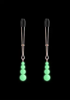 Bound G2 - Mellbimbó csipesz sötétben világító gyöngyökkel (rosegold) - Image 3