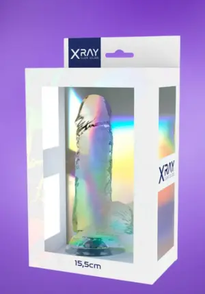 X-Ray - Zselés dildó (15,5cm)