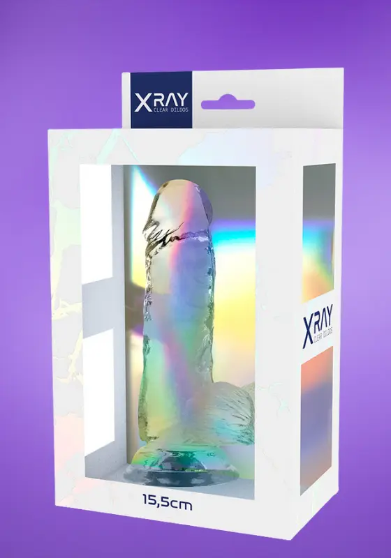 X-Ray - Zselés dildó (15,5cm)