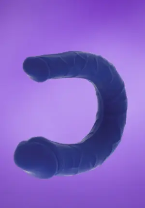 ToyJoy - Kétvégű dildó (kék)