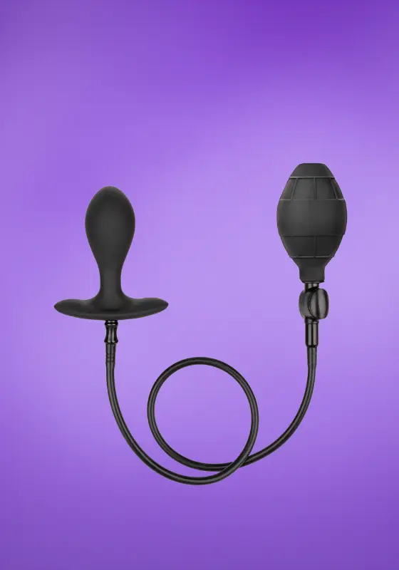 Calexotics - Pumpálható análdugó (fekete)