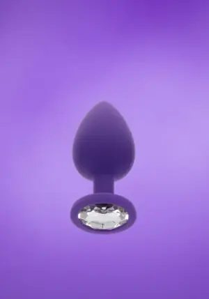 Toyjoy - Szilikonos análdugó gyémánt dísszel M