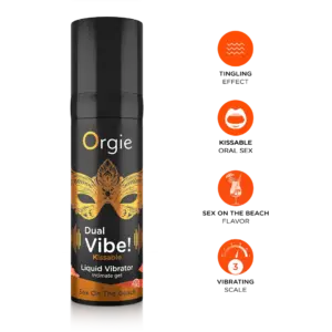 Orgie Dual Vibe - Uniszex folyékony vibrátor (sex on the beach) - Image 3