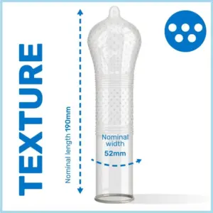 Pasante Intensity - Bordázott, pontozott óvszer (12 db) - Image 2