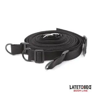 Latetobed - Ágyhoz kötöző szett (fekete-piros) - Image 4