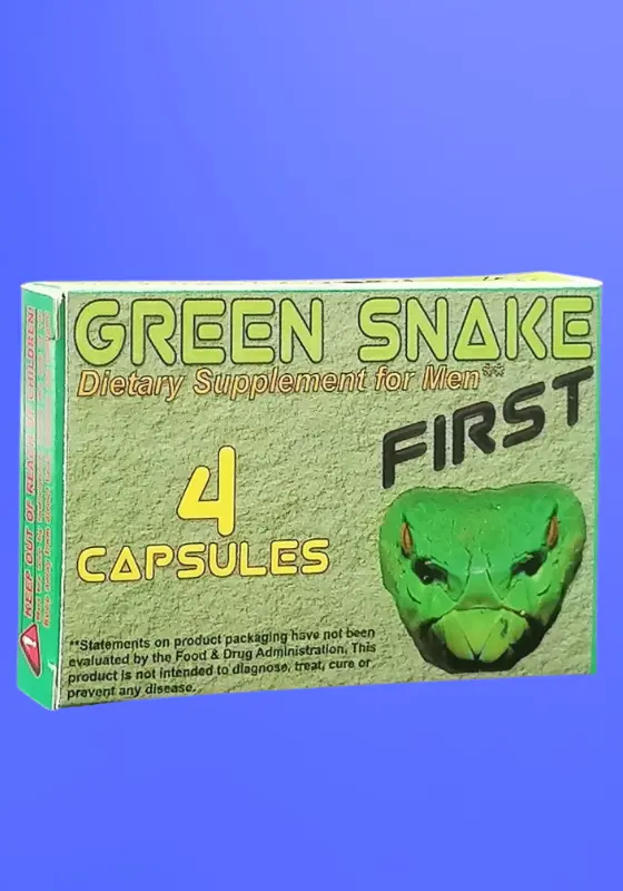 Green Snake First - Potencia növelő kapszula (4 db)