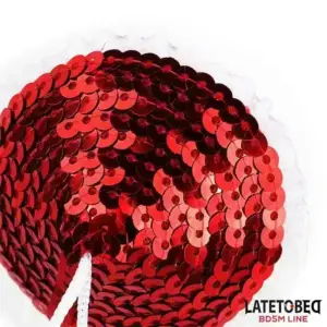 Latetobed - Flitteres mellbimbó dísz pom-ponnal - Image 4