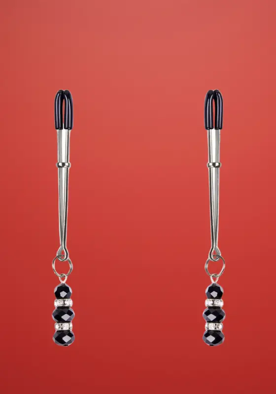 Latetobed - Mellbimbó csipesz kristályokkal