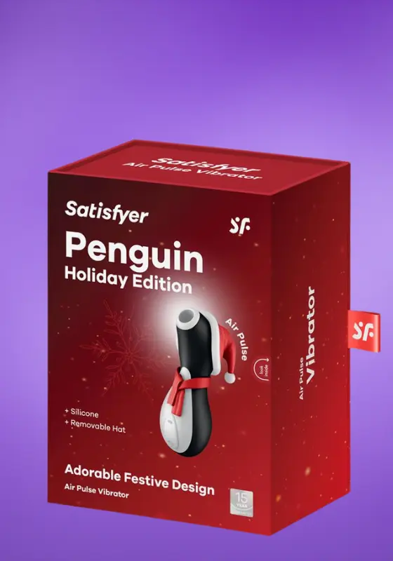 uiufrgsg-11-1705661923129.webp Satisfyer Penguin Holiday Edition - Akkus, vízálló csiklóizgató - Image 1