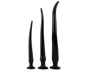You2Toys - Extra hosszú anál dildó szett (3 részes) - fekete - Image 2