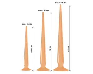 You2Toys - Extra hosszú anál dildó szett (3 részes) - natúr - Image 6