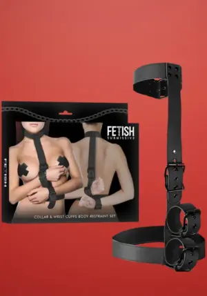 Fetish Submissive - Nyak-, test-, csuklóbilincs