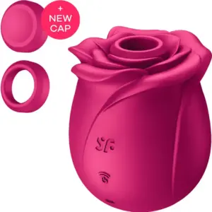 Satisfyer Pro 2 Rose Classic - Akkus léghullámos csiklóizgató (piros) - Image 3