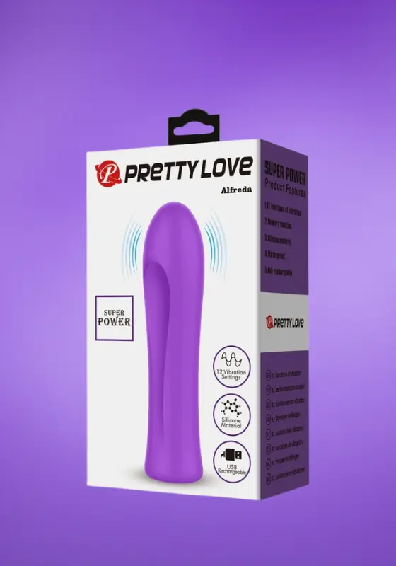 Pretty Love Alfreda - Akkus rúdvibrátor (lila)