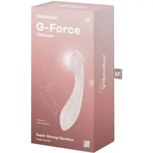 Satisfyer G-Force - Akkus, vízálló G-pont vibrátor (bézs) - Image 5
