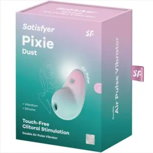 Satisfyer Pixie Dust - Akkus léghullámos csiklóizgató (menta-pink) - Image 4
