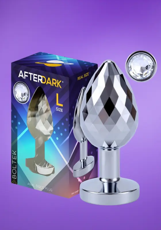 Afterdark Boltek - Análdugó (ezüst) L