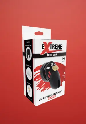 Extreme - Szilikonos péniszketrec (fekete)