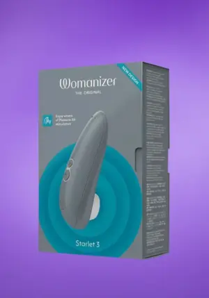 Womanizer Starlet 3 - Léghullámos csiklóizgató (szürke)