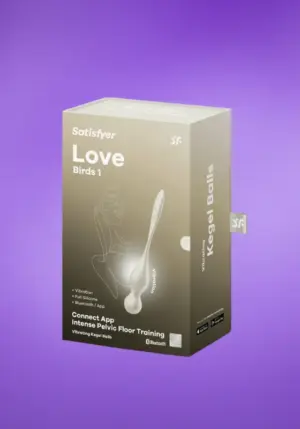 Satisfyer Love Birds 1 - Okos, vibrációs gésagolyó (fehér)