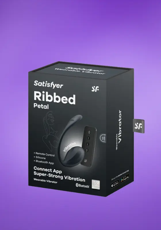 6urhdezh5-11-1732112128260-5.webp Satisfyer Ribbed Petal - Okos,akkus vibrációs tojás (fekete) - Image 1