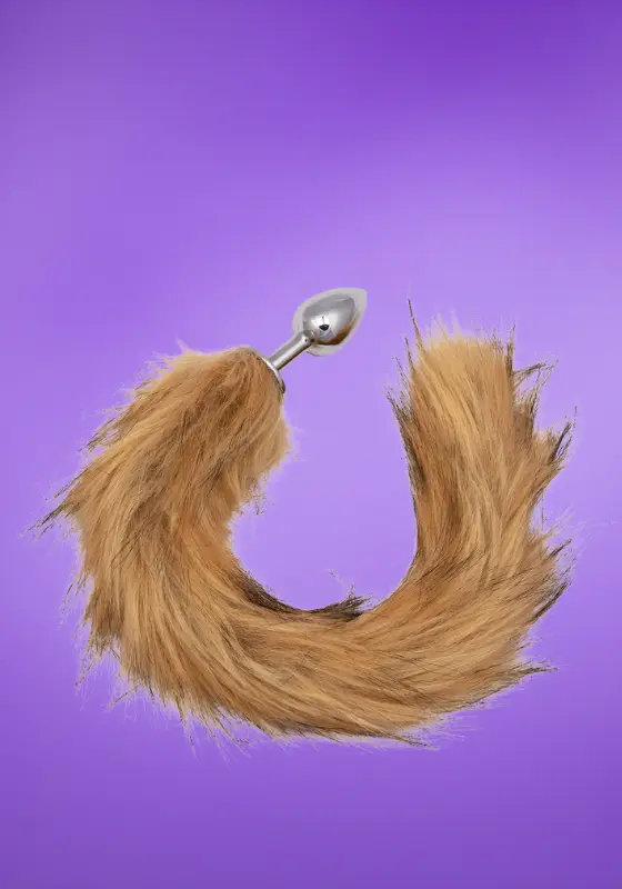 Calexotics Running Wild - Análdugó rókafarokkal (barna)