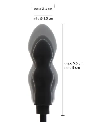 Extreme Hidden Desire - Felfújható anál tágító (fekete) - Image 5