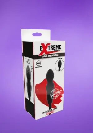 Extreme Hidden Desire - Felfújható anál tágító (fekete)
