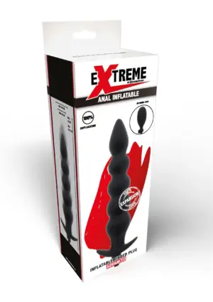 Extreme - Golyós pumpálható análdugó (fekete) - Image 4