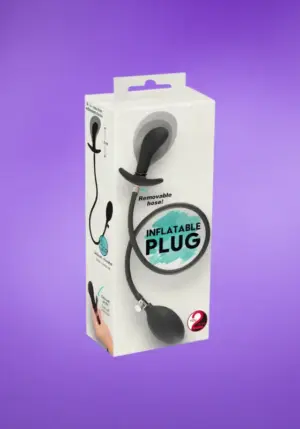 You2Toys - Pumpálható, anál tágító plug (fekete)