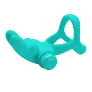 Pretty Love Dante - Nyuszis péniszgyűrű herepánttal (zöld) - Image 3