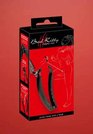 Bad Kitty - Csiklócsipesz láncos pórázzal