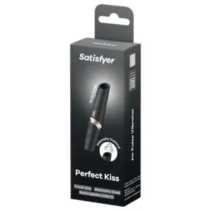 Satisfyer Perfect Kiss Wave - Akkus rúzsvibrátor (fekete-arany) - Image 3