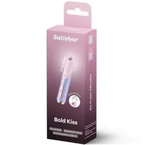 Satisfyer Bold Kiss Wave - Akkus rúzsvibrátor (ibolya) - Image 2