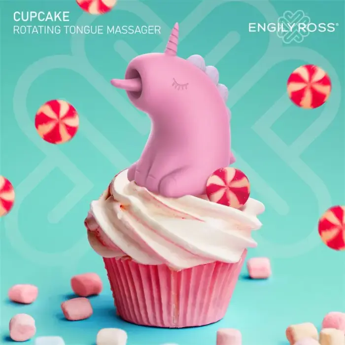 Engily Ross Cupcake - Unikornisos Stimulátor 360°-ban forgó nyelvvel - Image 4