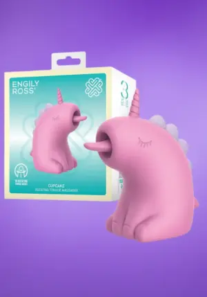 Engily Ross Cupcake - Unikornisos Stimulátor 360°-ban forgó nyelvvel