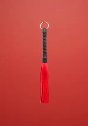 Latetobed - Mini korbács (piros) - 28cm