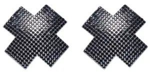 Cottelli - strasszos X bimbómatrica (fekete) - Image 4