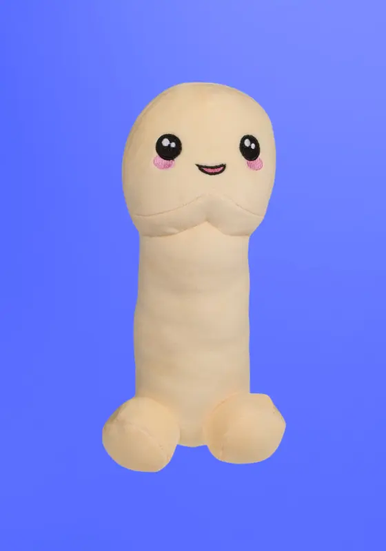 Plüss Pénisz - 30 cm (natúr)