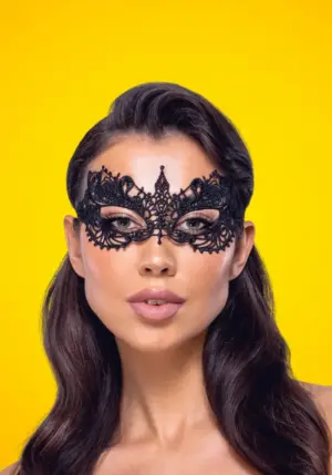Cottelli - csipke maszk (fekete)