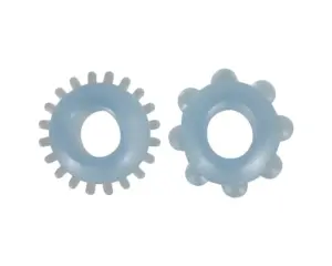 You2Toys - Péniszgyűrű duó (átlátszó kék) - Image 2