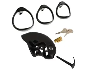 You2Toys - péniszketrec péniszpluggal (fekete) - Image 5