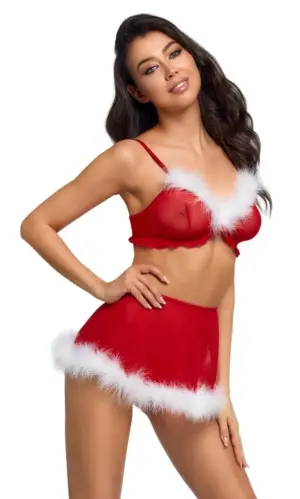 Cottelli - áttetsző mikulás szett (piros) S/M - Image 3