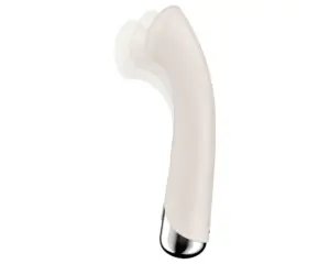 Satisfyer Spinning G-Spot 1 - forgó fejes G-pont vibrátor (bézs) - Image 4